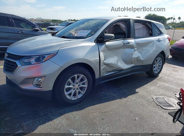3GNAXSEV0LS639029 2020 CHEVROLET EQUINOX Silver Front left