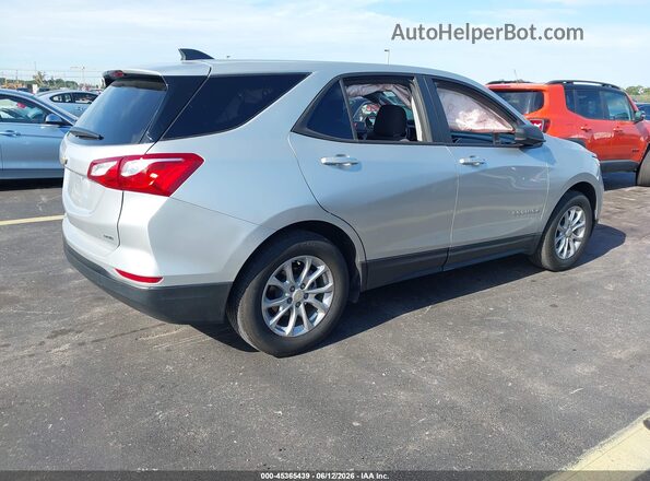 3GNAXSEV0LS639029 2020 CHEVROLET EQUINOX Silver Rear right
