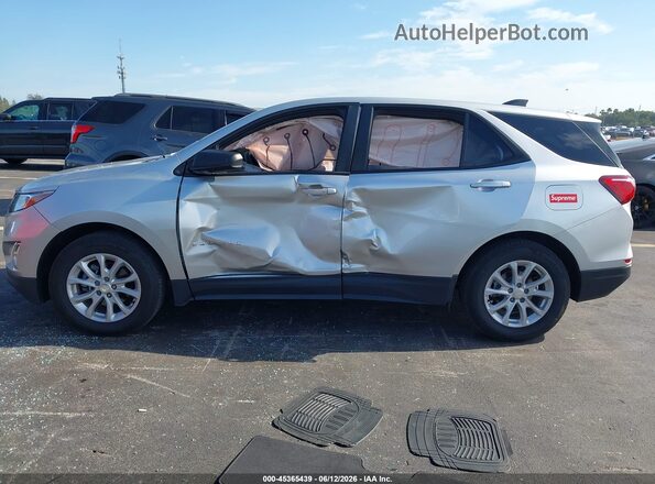 3GNAXSEV0LS639029 2020 CHEVROLET EQUINOX Silver Front view