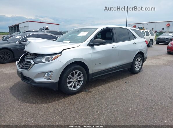 3GNAXSEV0MS156738 2021 CHEVROLET EQUINOX Silver Front left