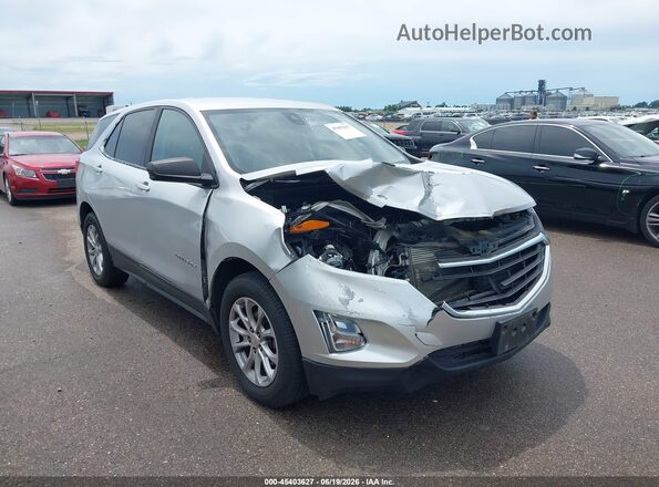 3GNAXSEV0MS156738 2021 CHEVROLET EQUINOX Silver Front view
