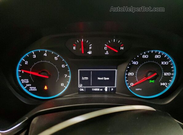 3GNAXSEV1JS585656 2018 CHEVROLET EQUINOX Серебряный Вид щитка приборов