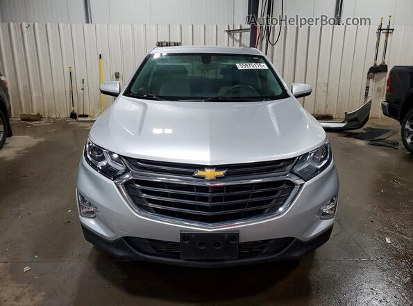 3GNAXSEV1JS585656 2018 CHEVROLET EQUINOX Серебряный Вид спереди