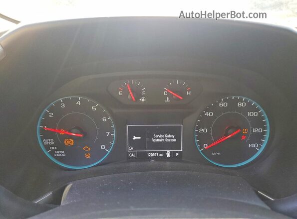 3GNAXSEV2JL122239 2018 CHEVROLET EQUINOX Серебряный Вид щитка приборов