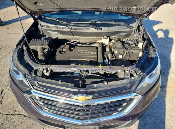 3GNAXSEV3JS528701 2018 CHEVROLET EQUINOX Blue Շարժիչի բաժամունքի տեսք