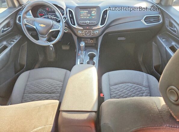 3GNAXSEV3JS528701 2018 CHEVROLET EQUINOX Blue Առջևի վահանակի տեսք