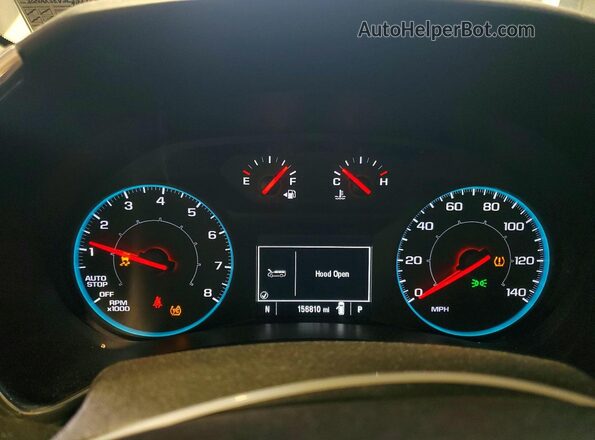 3GNAXSEV3LS517135 2020 CHEVROLET EQUINOX White Instrument cluster view