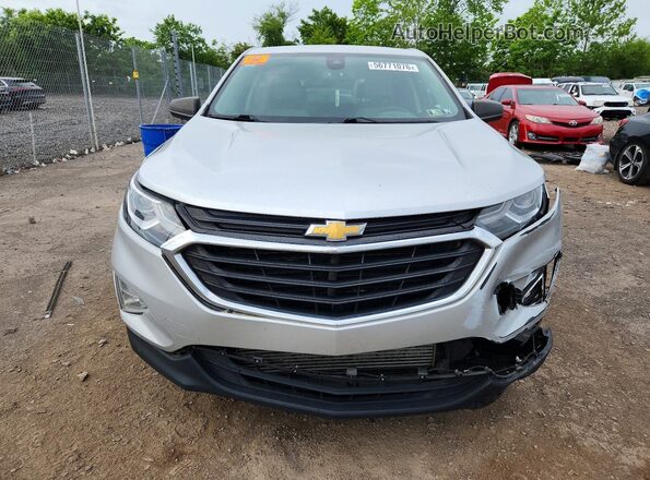 3GNAXSEV3MS101474 2021 CHEVROLET EQUINOX Silver Вид спереду