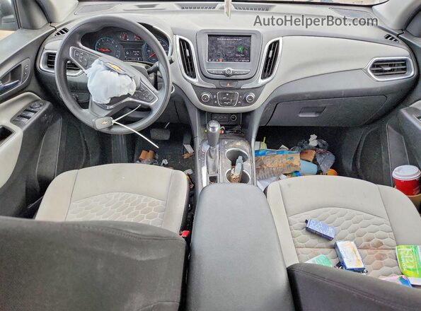 3GNAXSEV3MS101474 2021 CHEVROLET EQUINOX Silver Вид панелі приладів