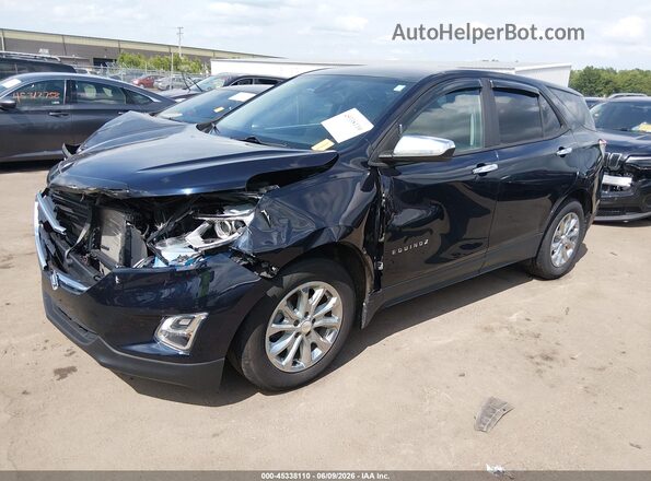 3GNAXSEV4LS642791 2020 CHEVROLET EQUINOX Blue Przód lewy