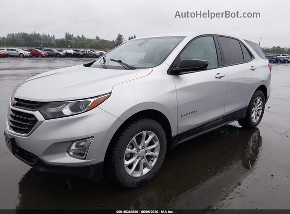3GNAXSEV4LS681574 2020 CHEVROLET EQUINOX Silver წინა მარცხენა ხედი სამი მეოთხედიდან