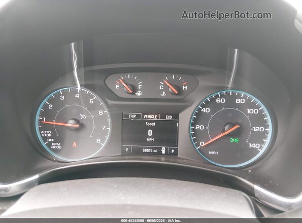 3GNAXSEV4LS681574 2020 CHEVROLET EQUINOX Silver უკანა სავარძლების ხედი