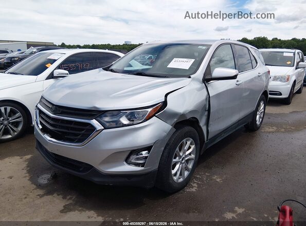 3GNAXSEV5JS606573 2018 CHEVROLET EQUINOX Silver წინა მარცხენა ხედი სამი მეოთხედიდან