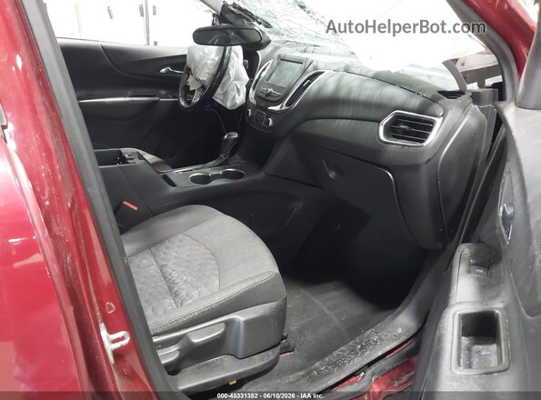 3GNAXSEV6JS574796 2018 CHEVROLET EQUINOX Maroon Вид салону спереду