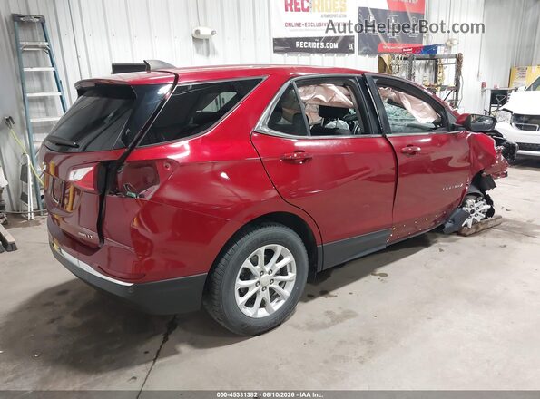 3GNAXSEV6JS574796 2018 CHEVROLET EQUINOX Maroon Задня права чверть