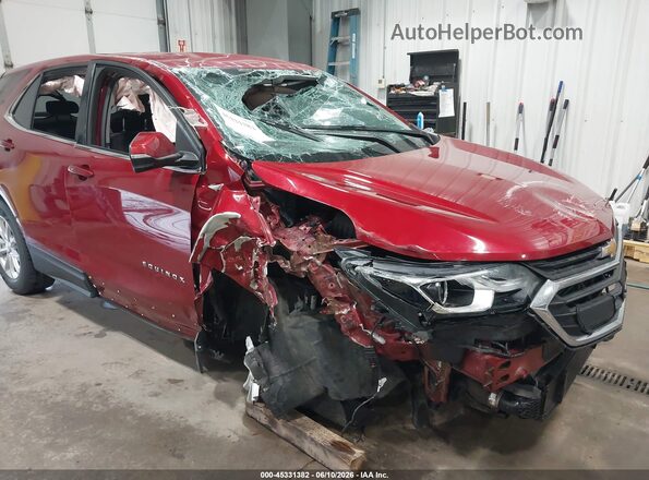 3GNAXSEV6JS574796 2018 CHEVROLET EQUINOX Maroon Вид спереду