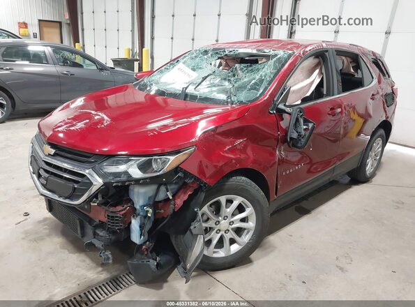 3GNAXSEV6JS574796 2018 CHEVROLET EQUINOX Maroon Передня ліва чверть