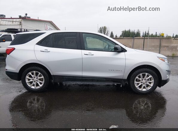 3GNAXSEV6LS681575 2020 CHEVROLET EQUINOX Silver უკანა სალონის ხედი