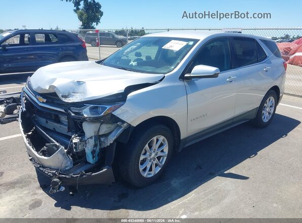 3GNAXSEV7JS588769 2018 CHEVROLET EQUINOX Silver Przód lewy