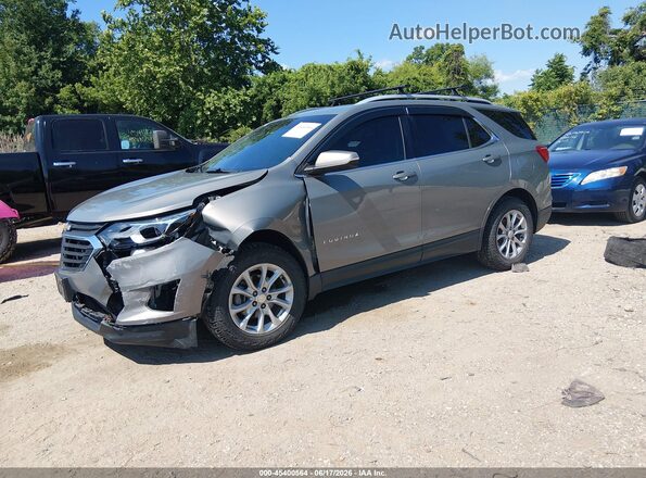 3GNAXSEV8JS503244 2018 CHEVROLET EQUINOX Gray Առջևի ձախ երեք քառորդ տեսարան