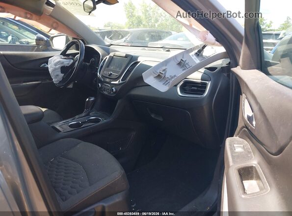 3GNAXSEVXJS617648 2018 CHEVROLET EQUINOX Gray წინა სალონის ხედი