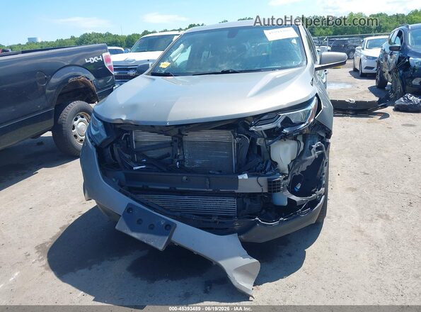 3GNAXSEVXJS617648 2018 CHEVROLET EQUINOX Gray წინა პანელის ხედი