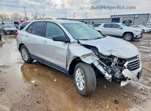 3GNAXSEVXLS738473 2020 CHEVROLET EQUINOX Silver Delantero derecho