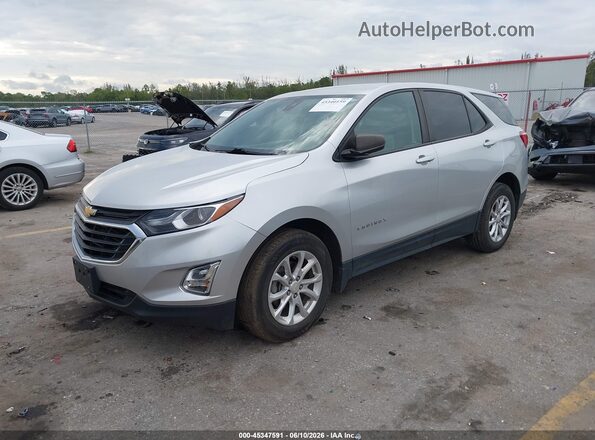 3GNAXSEVXMS145388 2021 CHEVROLET EQUINOX Silver წინა მარცხენა ხედი სამი მეოთხედიდან