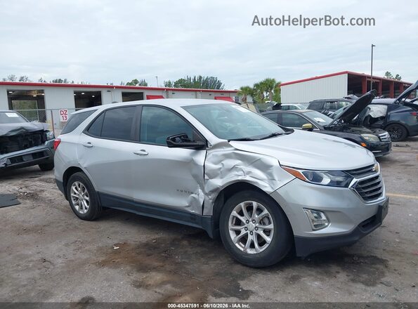 3GNAXSEVXMS145388 2021 CHEVROLET EQUINOX Silver წინა ხედი