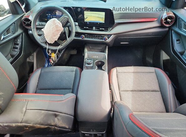 3GNAXTEG0SL233932 2025 CHEVROLET EQUINOX Blue Առջևի վահանակի տեսք