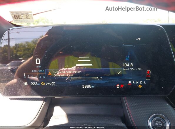 3GNAXTEG3SL168705 2025 CHEVROLET EQUINOX Red Հետևի նստատեղերի տեսք