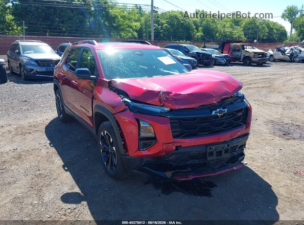 3GNAXTEG3SL168705 2025 CHEVROLET EQUINOX Red 