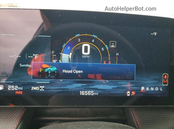 3GNAXTEG3SL216302 2025 CHEVROLET EQUINOX Синий Вид щитка приборов