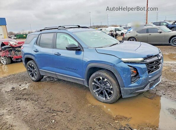 3GNAXTEG3SL216302 2025 CHEVROLET EQUINOX Синий Передняя правая четверть