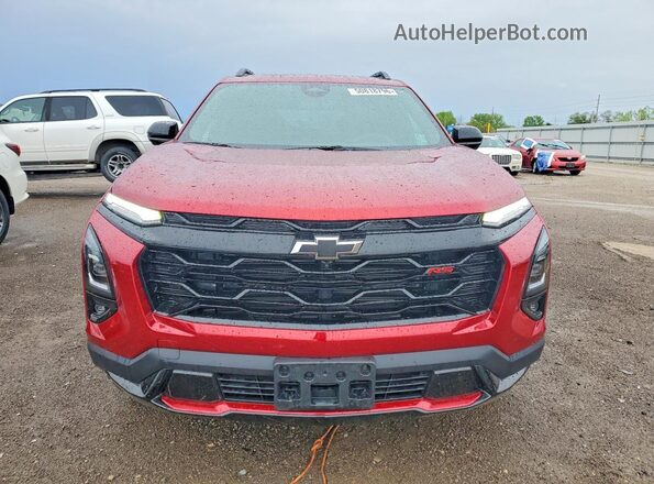 3GNAXTEG4SL155705 2025 CHEVROLET EQUINOX Red Вид спереду