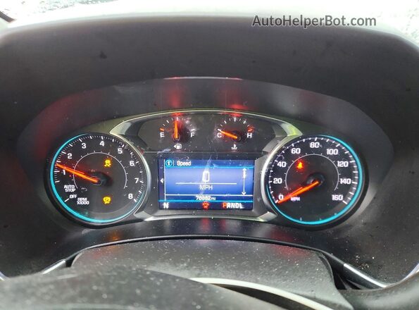 3GNAXUEG2PL101395 2023 CHEVROLET EQUINOX Black Вид щитка приладів
