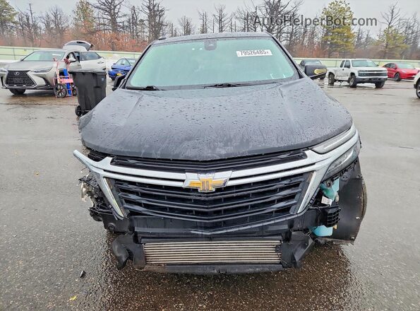 3GNAXUEG2PL101395 2023 CHEVROLET EQUINOX Black Вид спереду