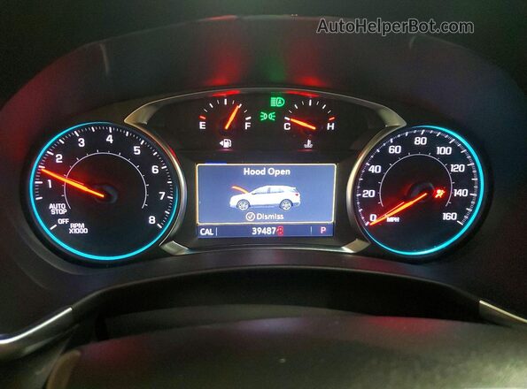 3GNAXUEG2PS142583 2023 CHEVROLET EQUINOX Серый Вид щитка приборов