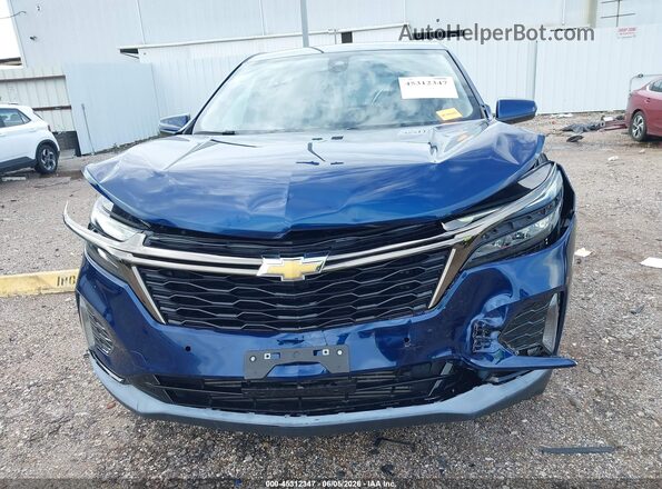 3GNAXUEG5PL185180 2023 CHEVROLET EQUINOX Blue Widok zestawu wskaźników
