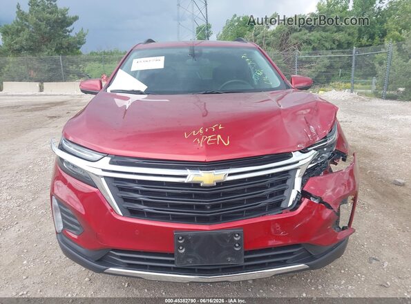 3GNAXUEG7PL137986 2023 CHEVROLET EQUINOX Red Instrument cluster view
