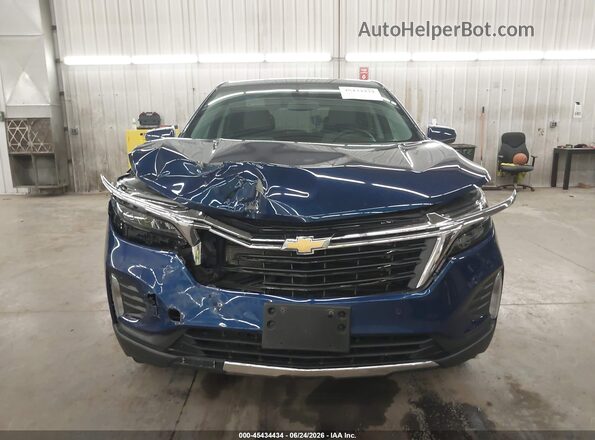 3GNAXUEG7PS110664 2023 CHEVROLET EQUINOX Синий Вид щитка приборов