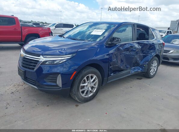 3GNAXUEG8PL185920 2023 CHEVROLET EQUINOX Blue წინა მარცხენა ხედი სამი მეოთხედიდან