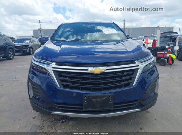 3GNAXUEG8PL185920 2023 CHEVROLET EQUINOX Blue ხელსაწყოთა პანელის ხედი