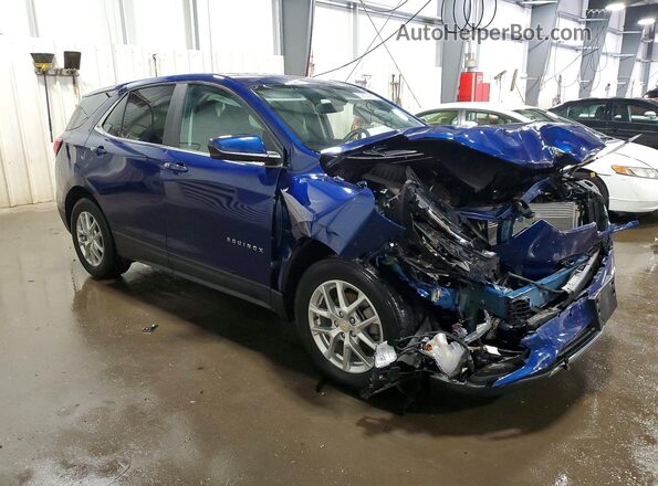 3GNAXUEG9PS142001 2023 CHEVROLET EQUINOX Blue Delantero derecho