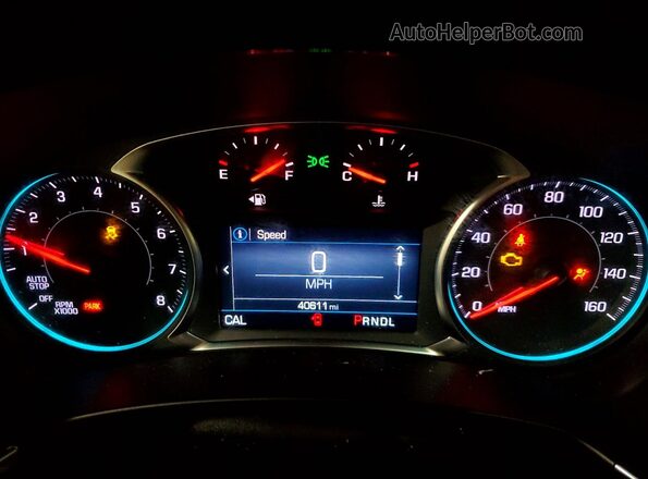 3GNAXUEG9PS142001 2023 CHEVROLET EQUINOX Blue Vista del cuadro de instrumentos