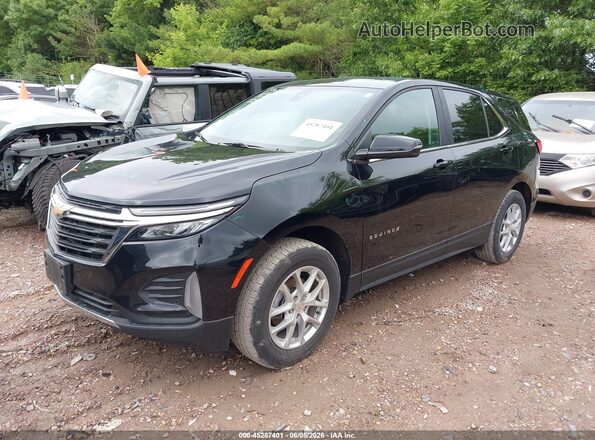 3GNAXUEGXRL187767 2024 CHEVROLET EQUINOX Black Передня ліва чверть