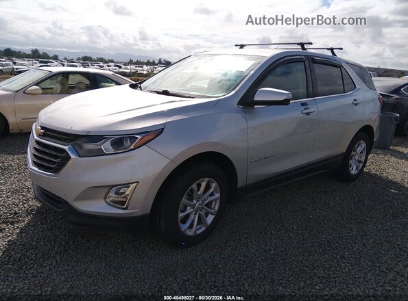 3GNAXUEU2JL176790 2018 CHEVROLET EQUINOX Silver Vista tres cuartos delantera izquierda