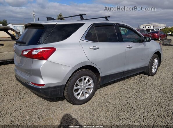 3GNAXUEU2JL176790 2018 CHEVROLET EQUINOX Silver Trasero derecho