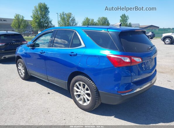 3GNAXUEV0KS500335 2019 CHEVROLET EQUINOX Blue Trasero izquierdo