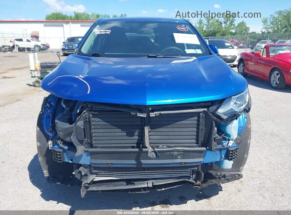 3GNAXUEV0KS500335 2019 CHEVROLET EQUINOX Blue Vista del cuadro de instrumentos